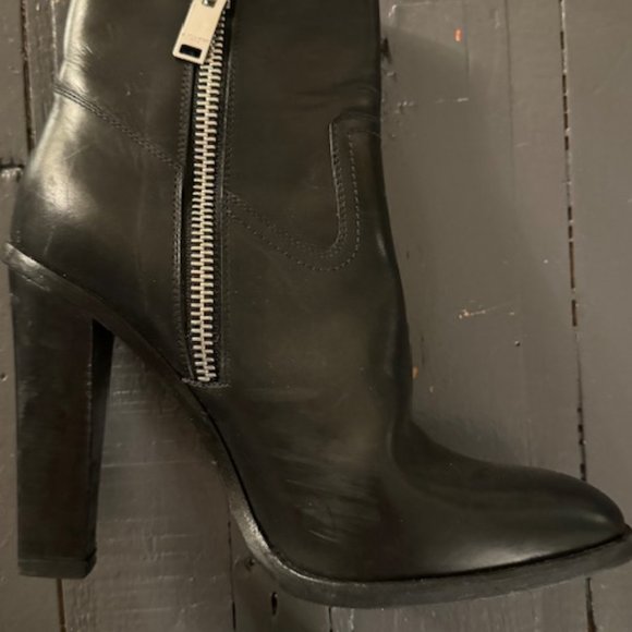 Saint Laurent YSL Black Bootie Boot 39 / 8 Great Condition - Picture 5 of 16